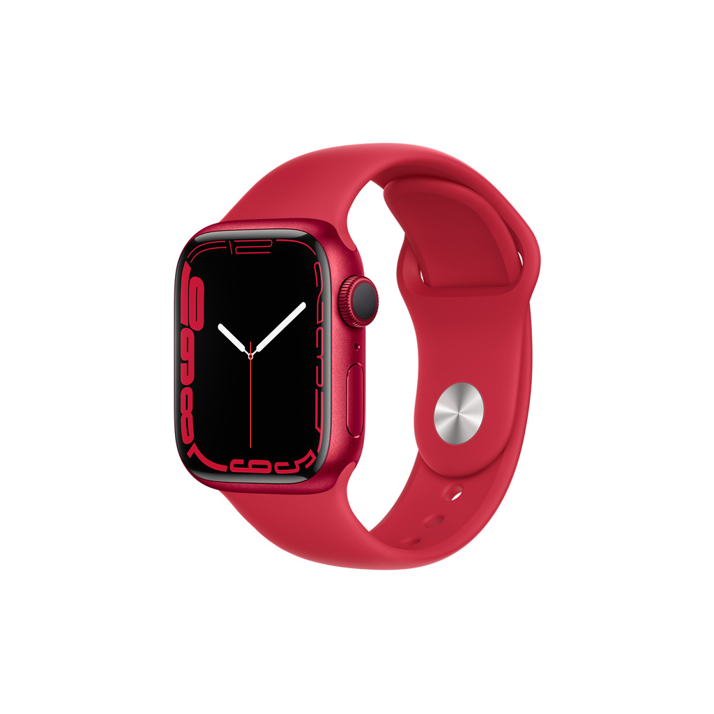 Смарт-годинник Apple Watch Series 7 GPS 41mm (PRODUCT) Red Aluminium Case with Re (MKN23UL/A)