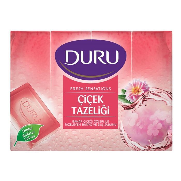 Твердое мыло Duru Fresh Sensations Цветочное Облако 4 х 150 г (8690506494582)