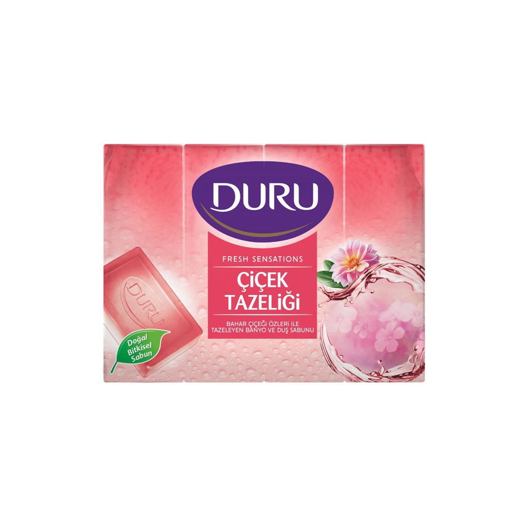 Твердое мыло Duru Fresh Sensations Цветочное Облако 4 х 150 г (8690506494582)