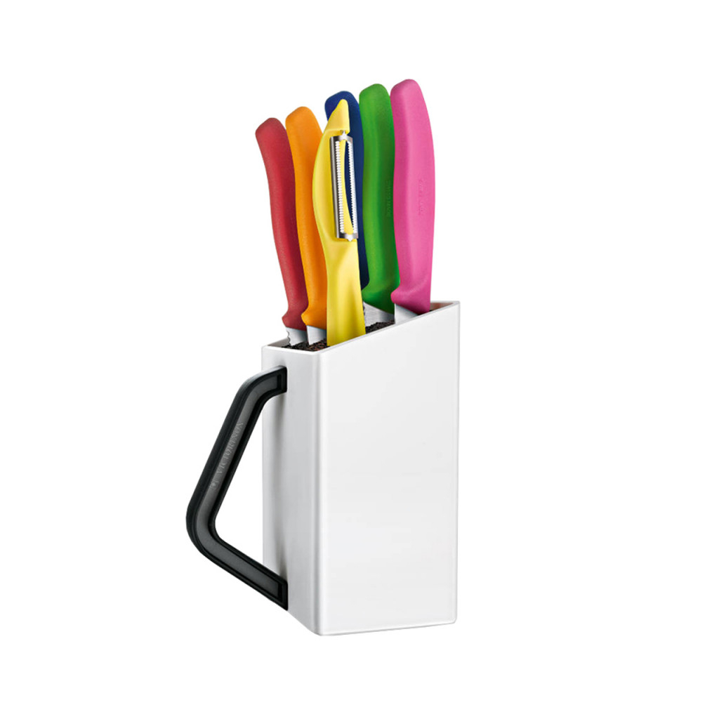 Набір ножів Victorinox SwissClassic Utility Block 6 шт Color (6.7127.6L14)