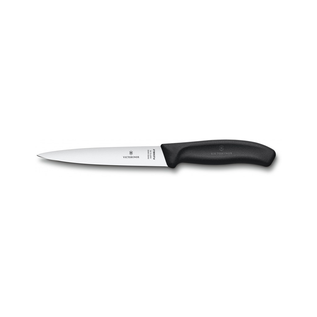 Кухонный нож Victorinox SwissClassic Filleting Flex 16 см Black (6.8713.16B)