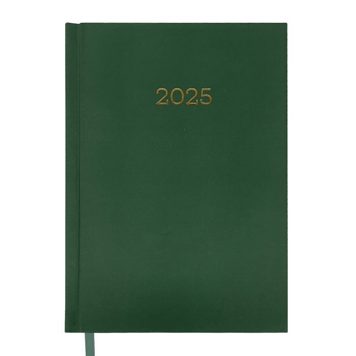Еженедельник Buromax датированный 2025 Monochrome A5 на 336 страниц зеленый (BM.2160-04)