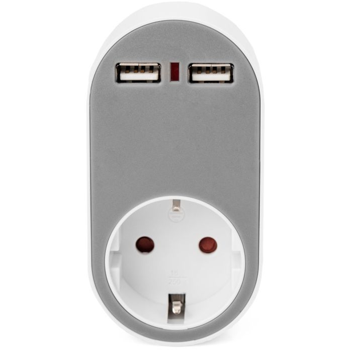 Зарядний пристрій Digitus Universal USB + Power Socket (DA-70617) зображення 2
