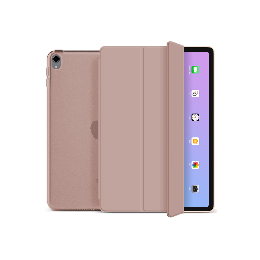 Чохол до планшета BeCover Tri Fold Hard Apple iPad mini 6 2021 Rose Gold (706859) зображення 2