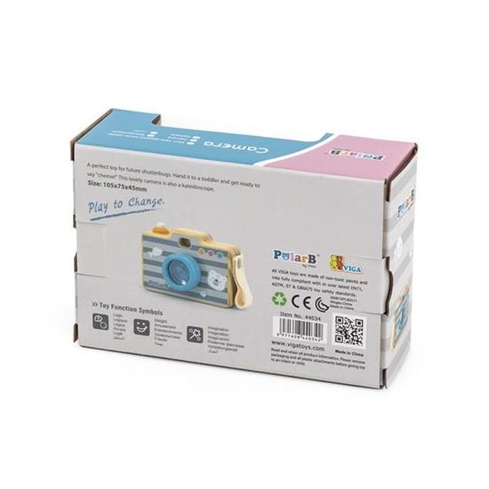 Развивающая игрушка Viga Toys PolarB Фотоаппарат с калейдоскопом (44034) изображение 6