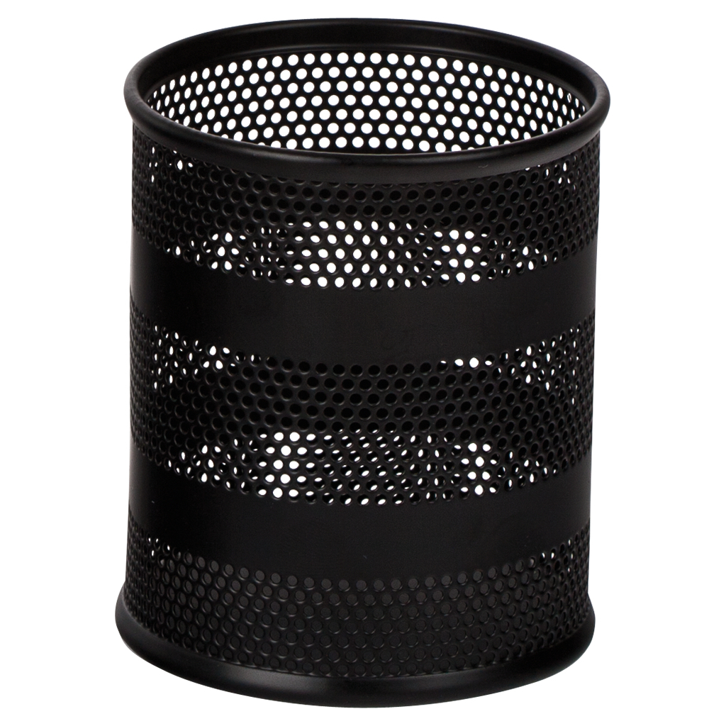 Подставка для ручек Buromax круглая, металлическая, черная (BM.6203-01)