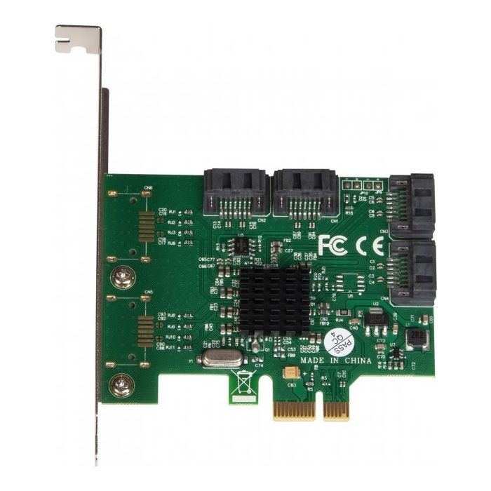 Плата расширения Frime 88SE9215 4хSATA3 PCIe (ECF-PCIEto4SATAIII002)