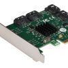 Плата расширения Frime 88SE9215 4хSATA3 PCIe (ECF-PCIEto4SATAIII002) изображение 2