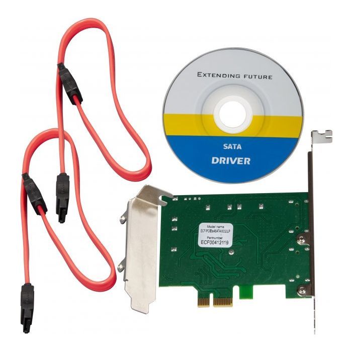 Плата расширения Frime 88SE9215 4хSATA3 PCIe (ECF-PCIEto4SATAIII002) изображение 4