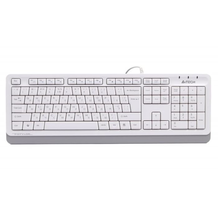 Клавиатура A4Tech FKS10 USB White