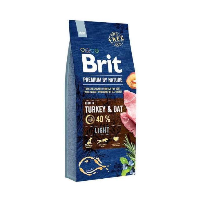 Сухой корм для собак Brit Premium Dog Light 15 кг (8595602526604)