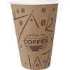 Стаканы одноразовые PRO service бумажные Coffee Time 340 мл 50 шт. (4823071634976)