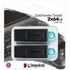 USB флеш накопитель Kingston 2x64GB DT Exodia Black+Blue USB 3.2 (DTX/64GB-2P) изображение 5