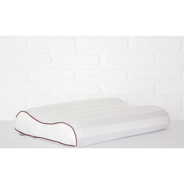 Подушка MirSon ортопедическая №6024 Noble stripe Royal Pearl Aero 58х40х10. (2200003261424) изображение 3