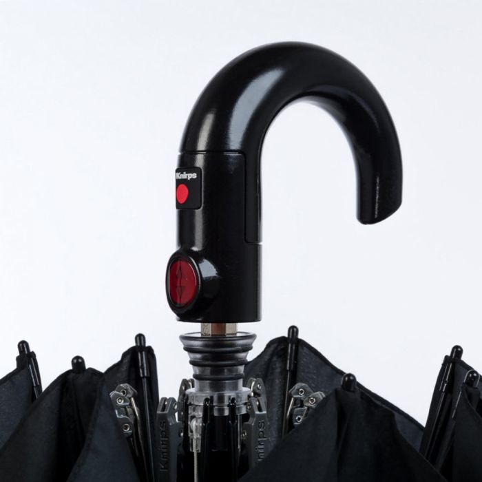 Зонт Knirps T.260 Medium Duomatic 2Line Up Black Ecorepel (Kn95 3260 8499) изображение 3