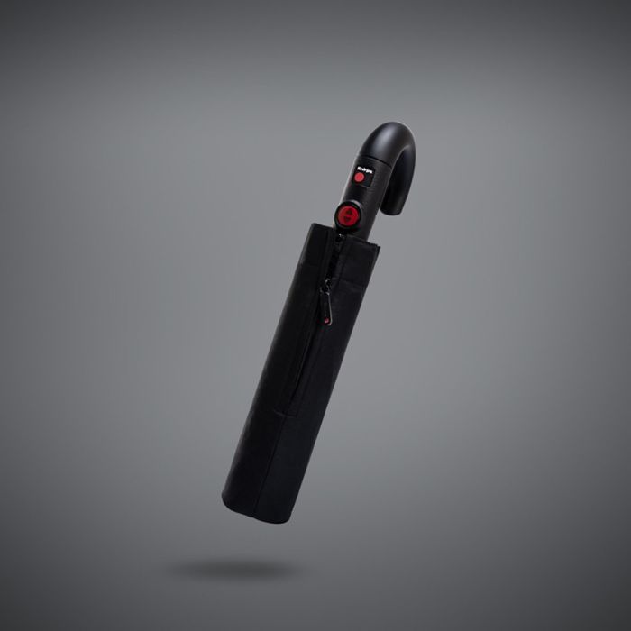 Зонт Knirps T.260 Medium Duomatic 2Line Up Black Ecorepel (Kn95 3260 8499) изображение 7