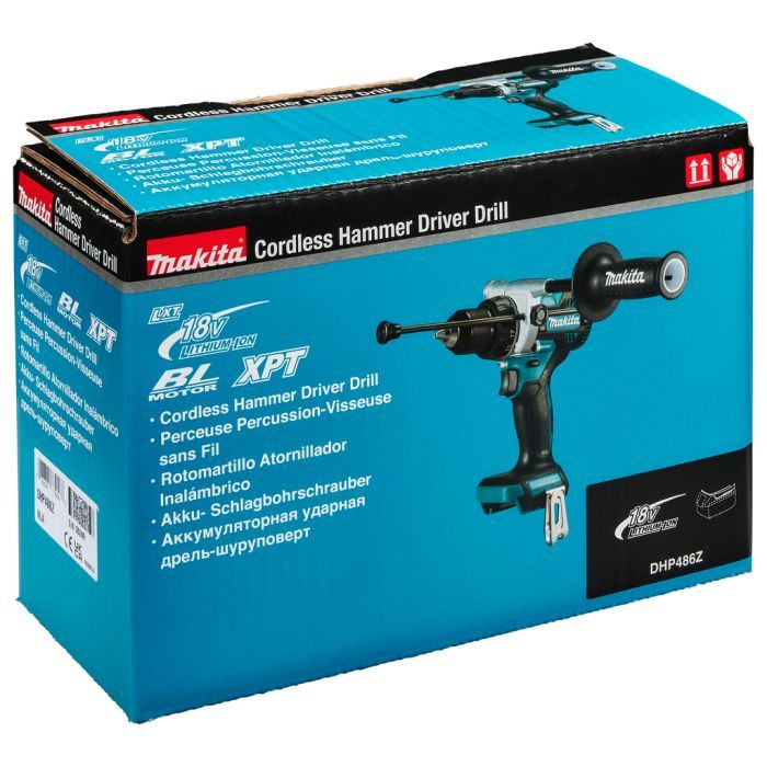Шуруповерт Makita DHP486Z LXT, 18В (без АКБ и ЗУ) (DHP486Z) изображение 5