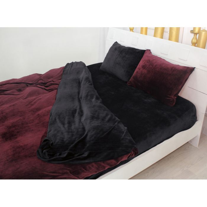 Постільна білизна MirSon Велюр Winter Frost 28-0007 + 28-0002 Poinsettia Velvet 143х210 (2200004007403) зображення 3