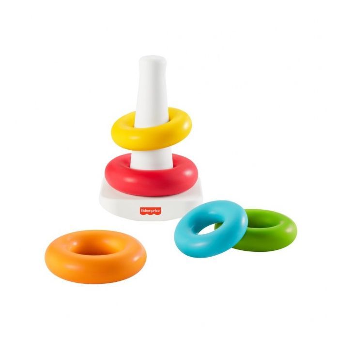 Развивающая игрушка Fisher-Price Пирамидка из эко-материалов (GRF09) изображение 2