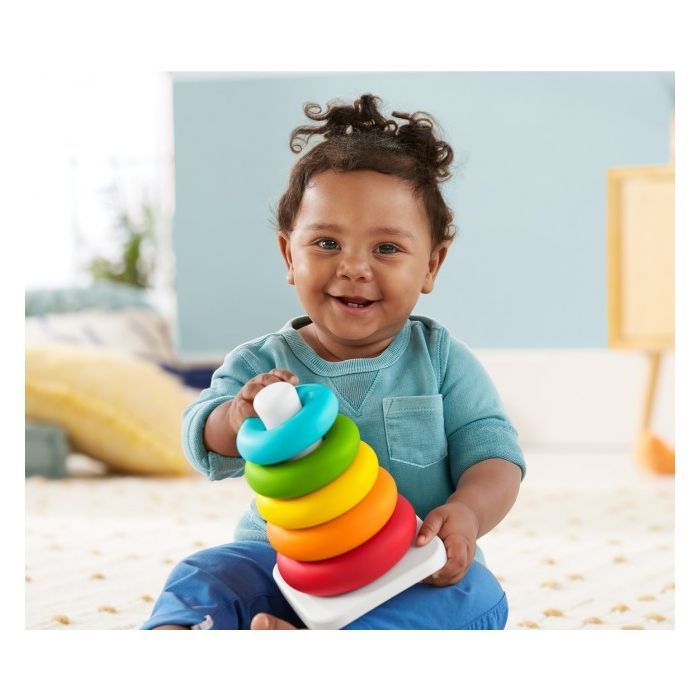 Развивающая игрушка Fisher-Price Пирамидка из эко-материалов (GRF09) изображение 6