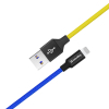 Дата кабель USB 2.0 AM to Lightning 1.0m National ColorWay (CW-CBUL052-BLY) изображение 3