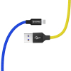 Дата кабель USB 2.0 AM to Lightning 1.0m National ColorWay (CW-CBUL052-BLY) изображение 4