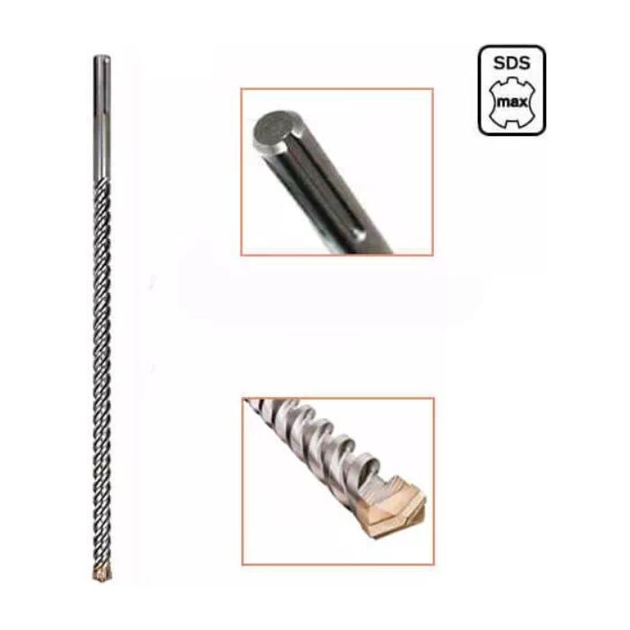 Бур DeWALT SDS-MAX ,XLR, 2 кромки, 12x400x540 мм (DT60801) изображение 2