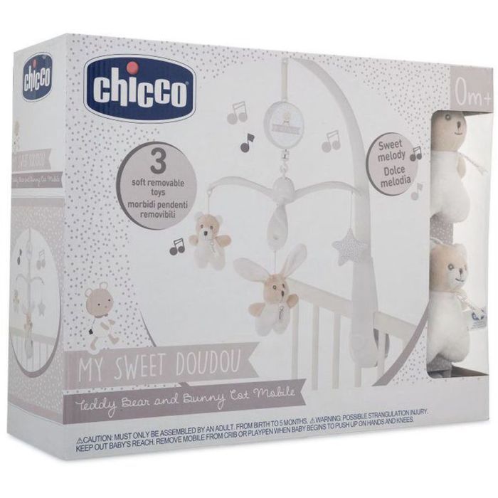 Мобиль Chicco механический на кроватку My Sweet Doudou (09714.00) изображение 4