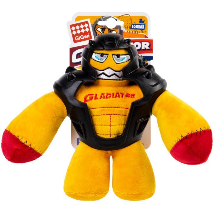 Игрушка для собак GiGwi Gladiator Гладиатор в резиновом шлеме 21 см (2310) изображение 2