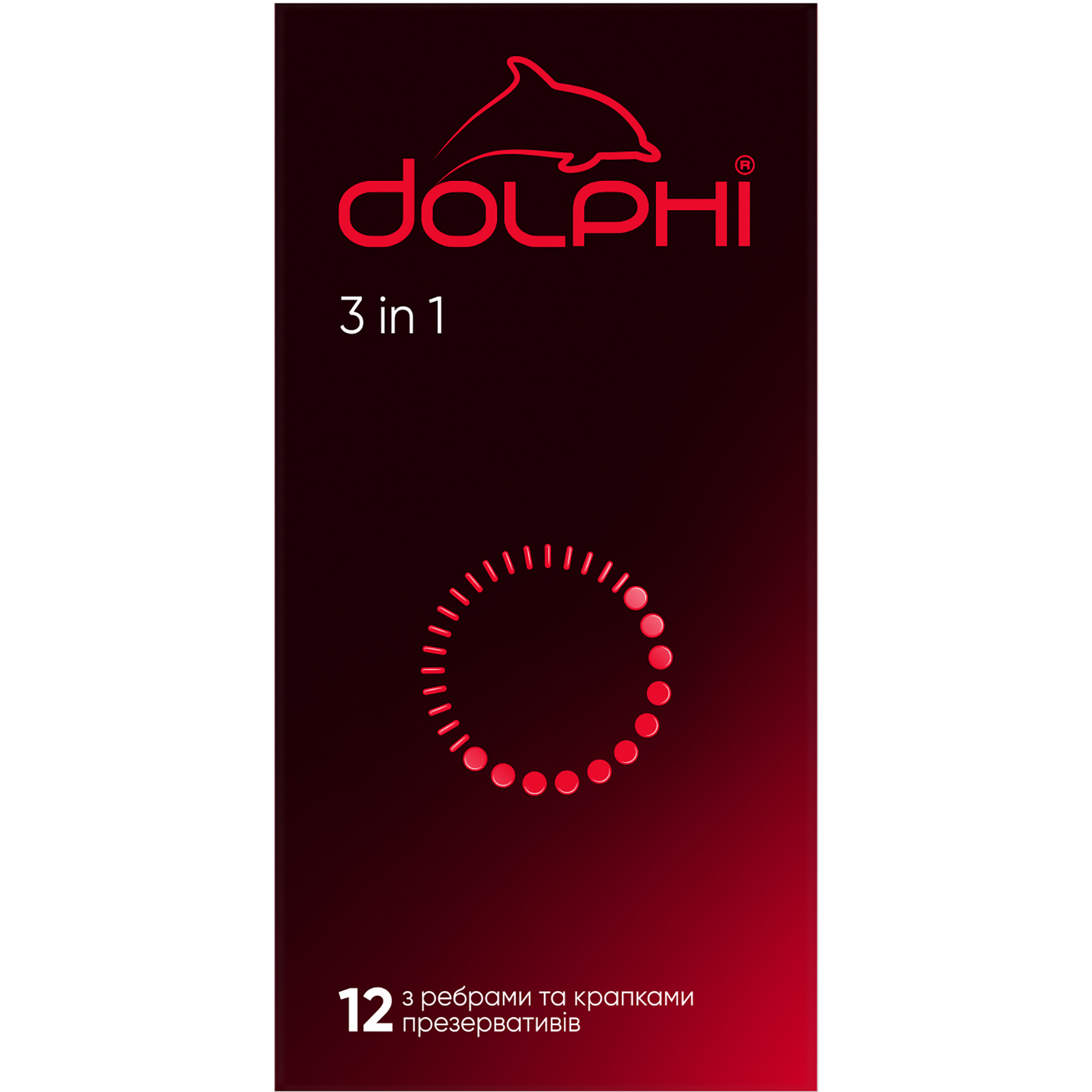 Презервативы Dolphi 3 in 1 3 шт. (4820144770579)