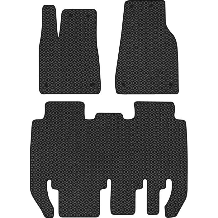 Коврик в салон EVAtech Tesla Model X 5 seats 2015+ SUV USA (TA1670ZV3BW8RBB)