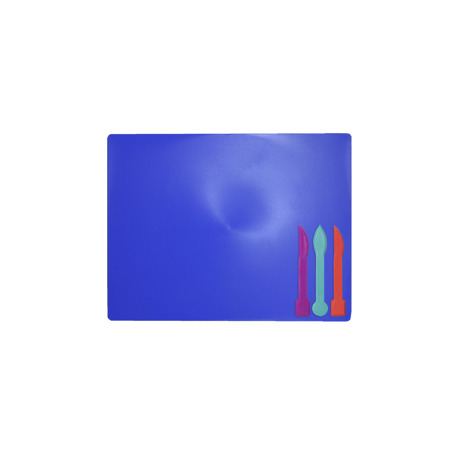 Доска для пластилина ZiBi + 3 стека для лепки, синяя (ZB.6910-02)