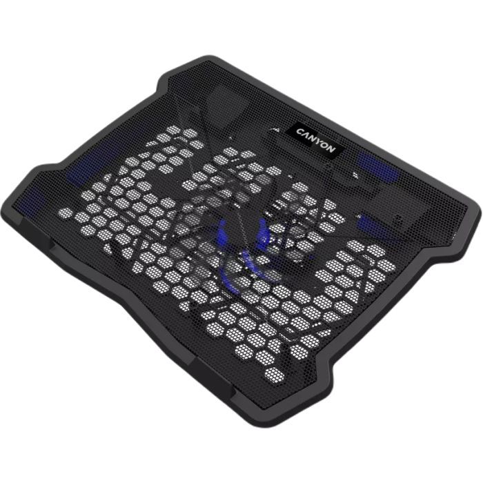 Подставка для ноутбука Canyon NS02, 10-15.6 laptop, single fan with 2x2.0 USB hub (CNE-HNS02) изображение 2