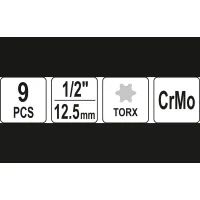 Набір торцевих головок Yato YT-10654 зображення 5