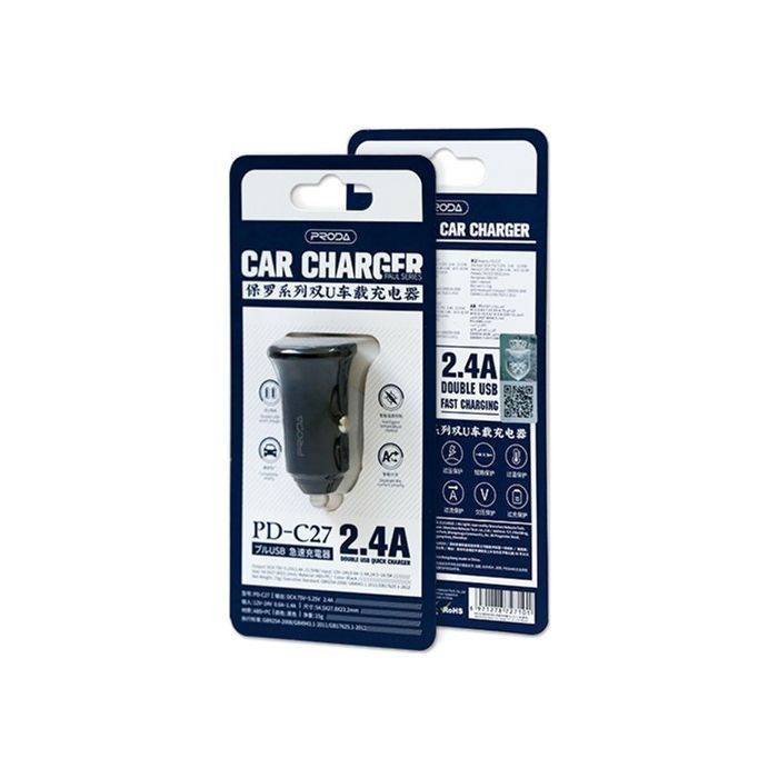 Зарядное устройство Proda Paul series PD-C27 black (PD-C27-BK) изображение 4