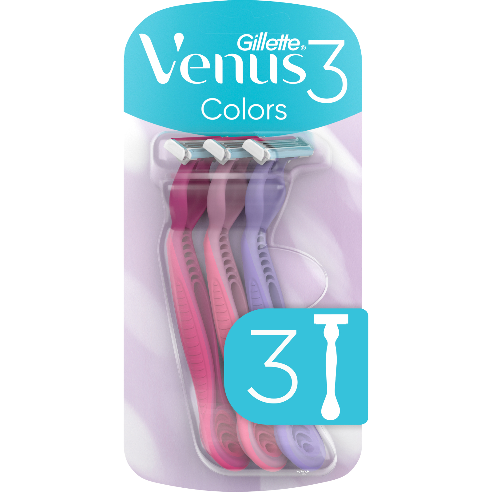 Бритва Gillette Venus 3 Colors 6 шт. (7702018426201)