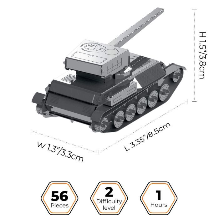 Конструктор Metal Time колекційна модель AMX-13/75 (MT068) зображення 2
