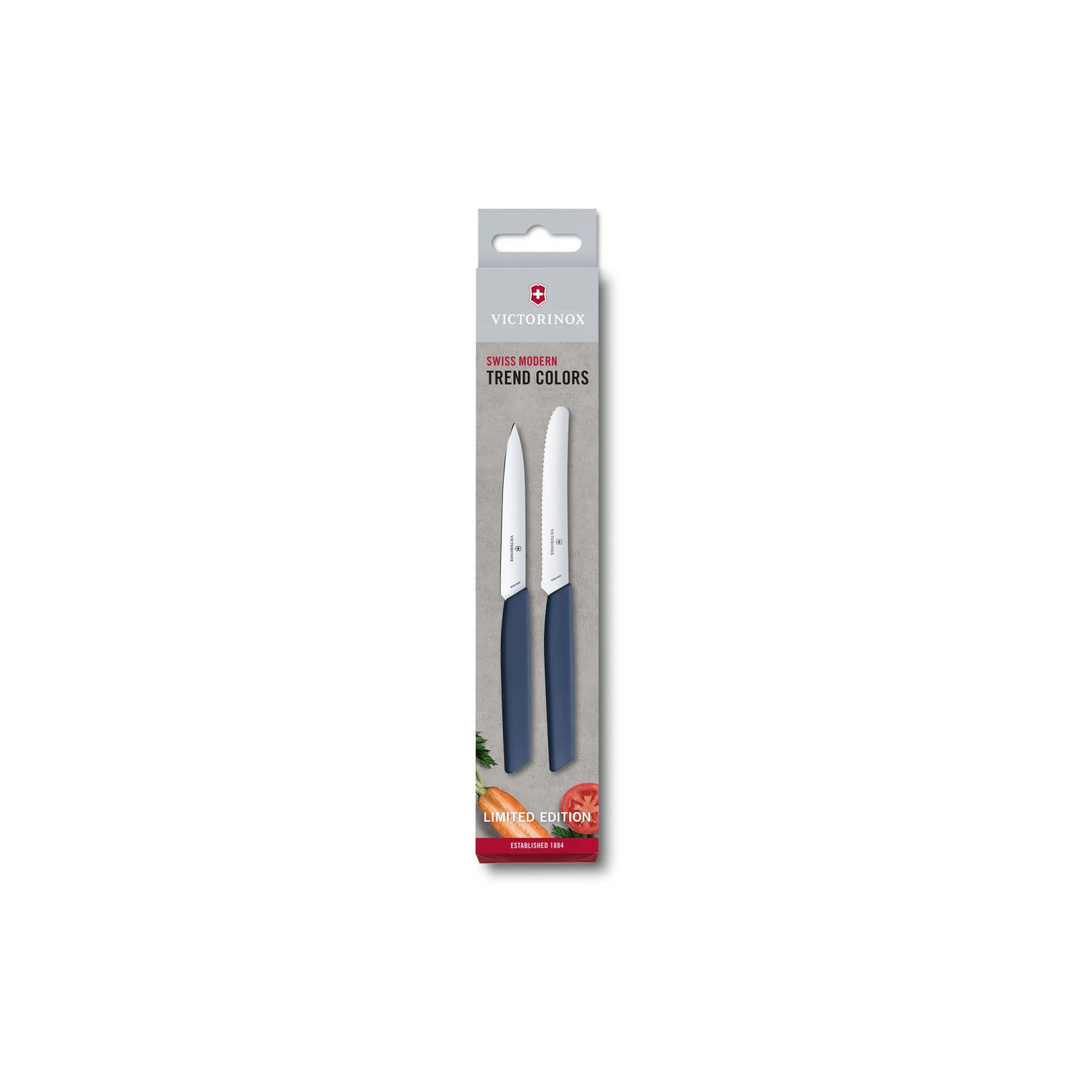 Набор ножей Victorinox Swiss Modern Paring Set 2шт Blue (6.9096.2L3)