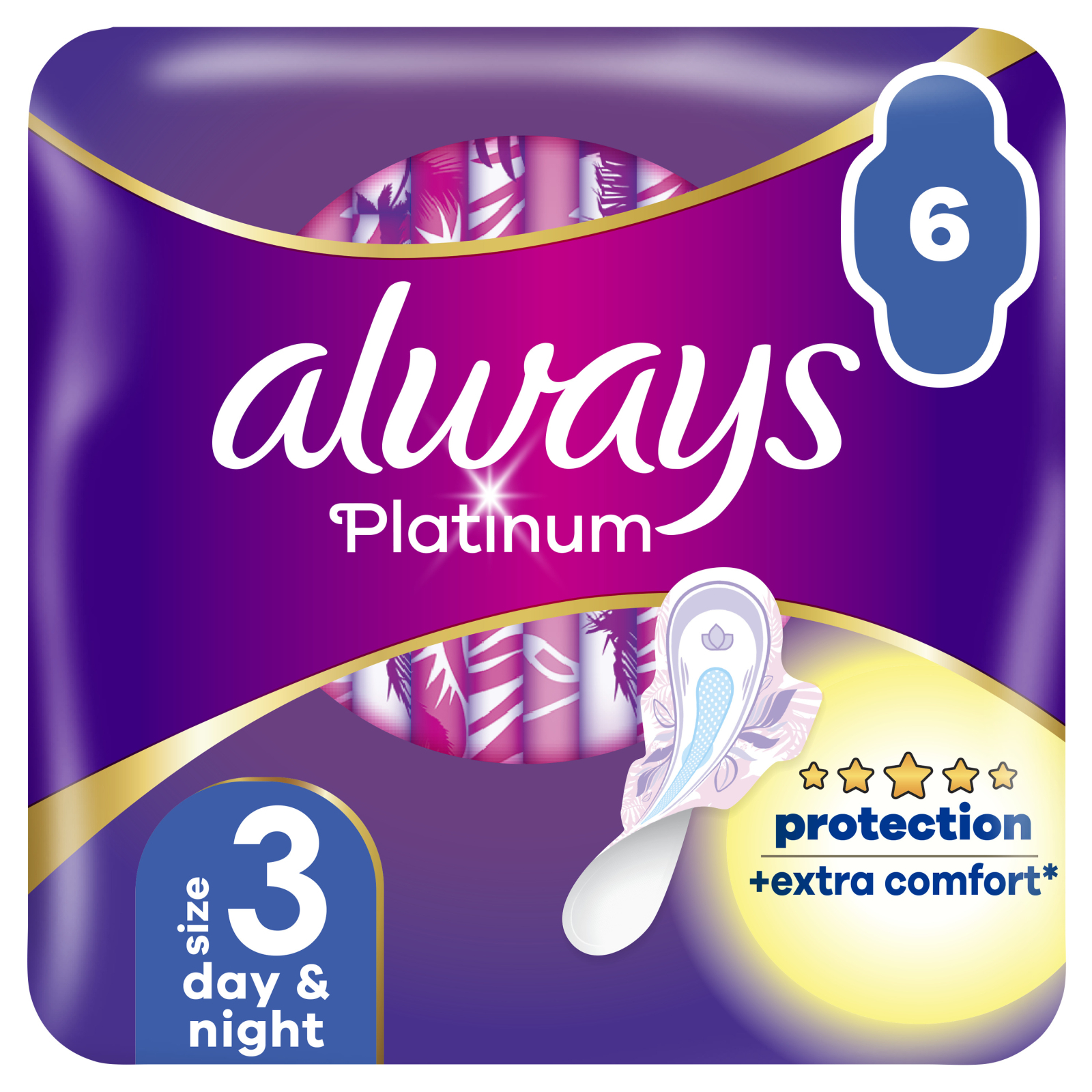 Гигиенические прокладки Always Platinum Day&Night (Размер 3) 16 шт. (8001841449982)