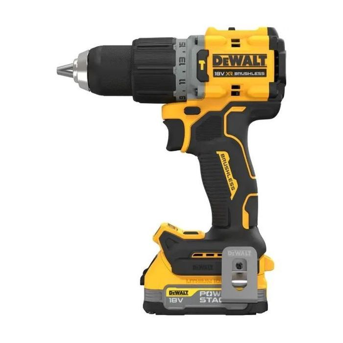 Шуруповерт DeWALT XR Li-Ion PowerStack 90 Нм, 18V 1x1.7Ah, кейс TSTAK (DCD805E1T) изображение 4