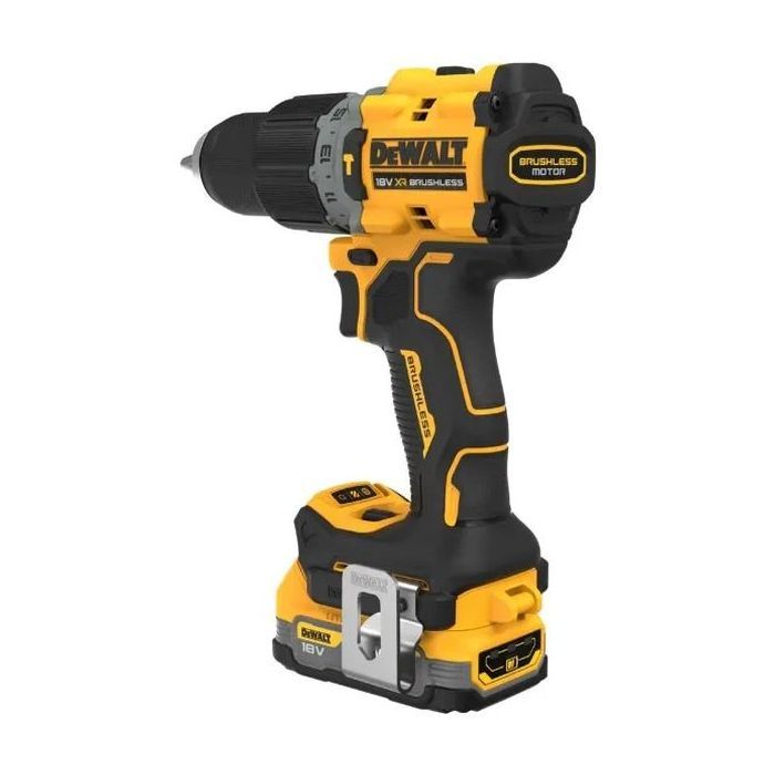 Шуруповерт DeWALT XR Li-Ion PowerStack 90 Нм, 18V 1x1.7Ah, кейс TSTAK (DCD805E1T) изображение 5