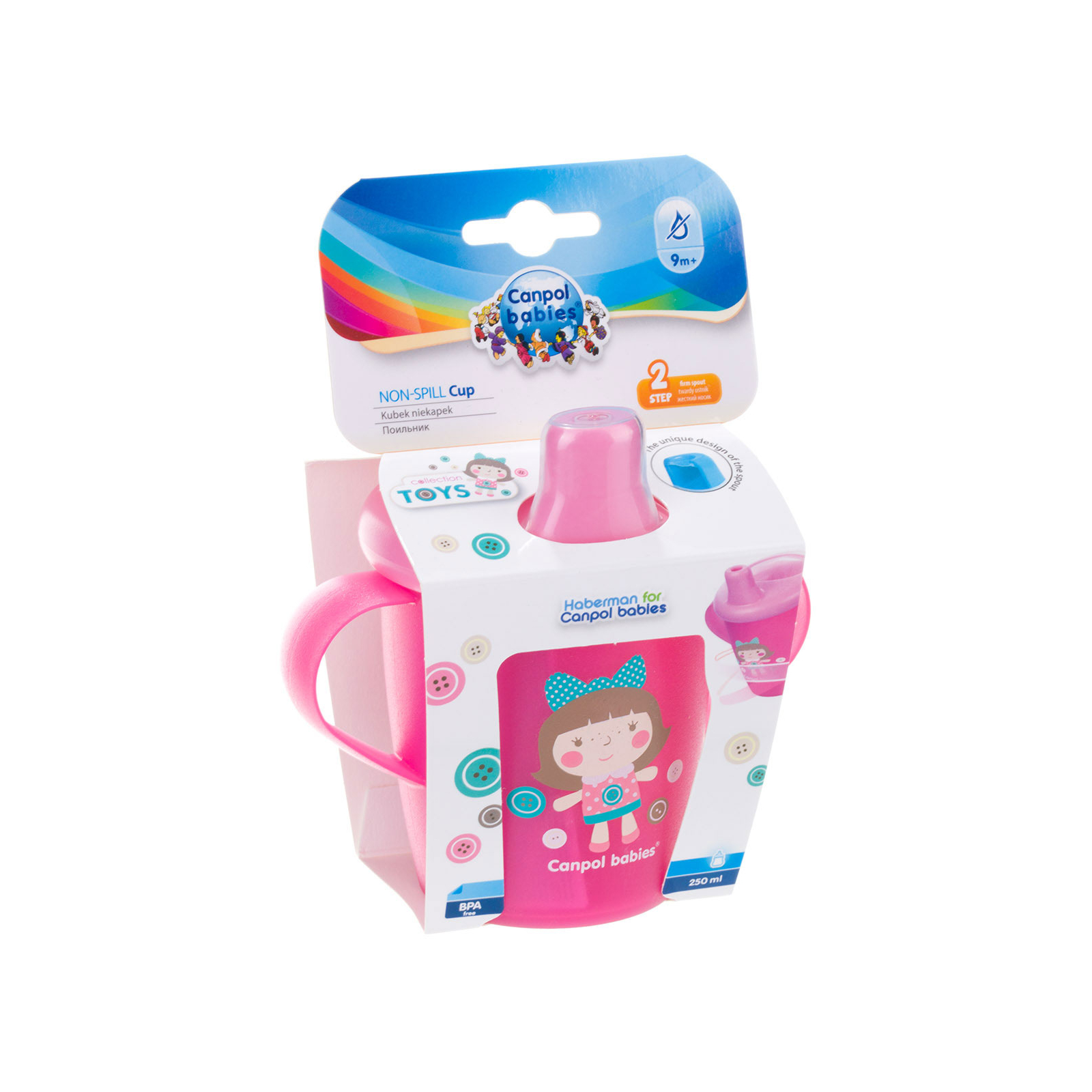 Поильник-непроливайка Canpol babies Toys 250 мл Розовая (31/200_pin) изображение 5