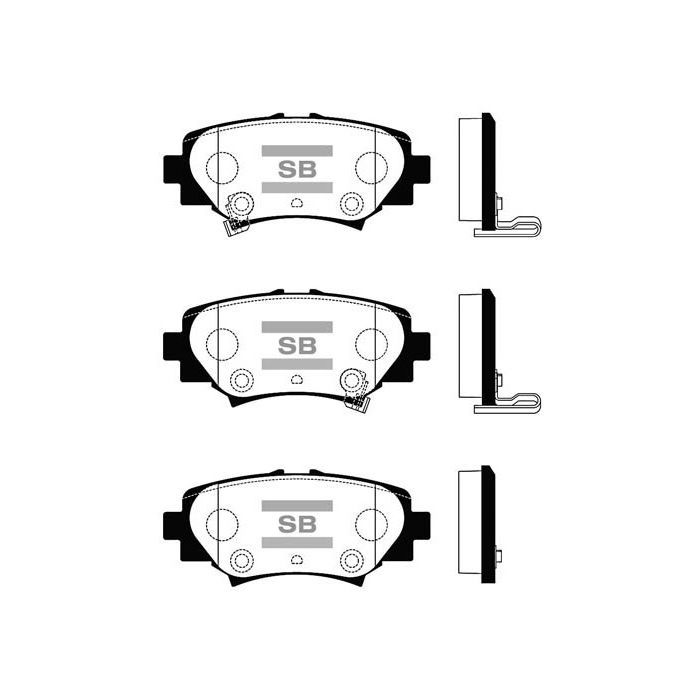 Гальмівні колодки HI-Q SP1730