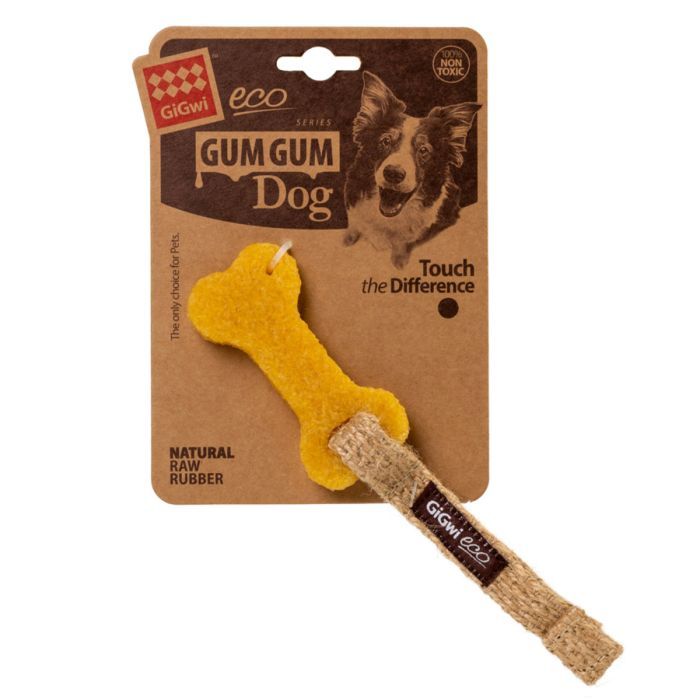 Игрушка для собак Collar GiGwi Gum gum Маленькая кость 9 см (75009) изображение 2