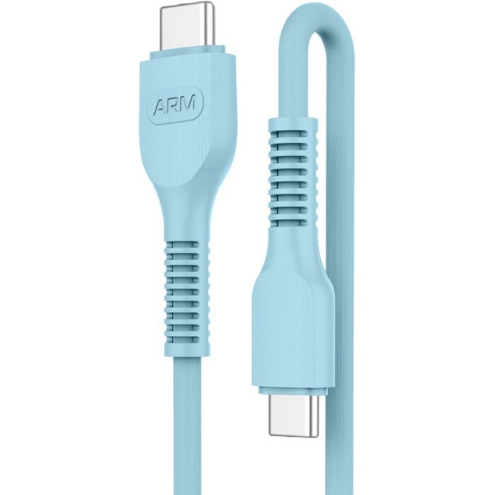 Дата кабель USB-C to USB-C 1.0m AR88 3A black Armorstandart (ARM65293)