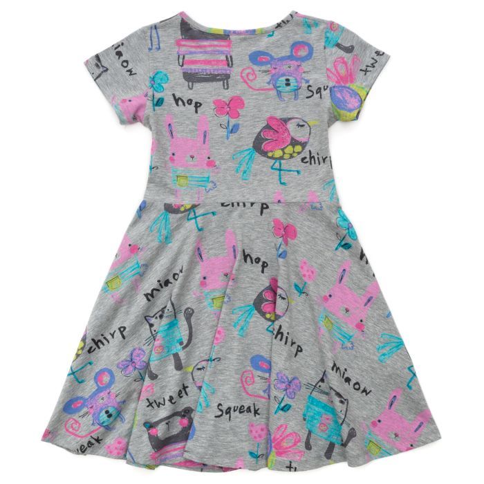 Плаття дитяче Lovetti трикотажне (5911-39-9-12-134G-fuchia) зображення 2