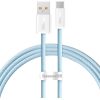 Дата кабель USB 2.0 AM to Type-C 1.0m 5A Blue Baseus (CALD000603)