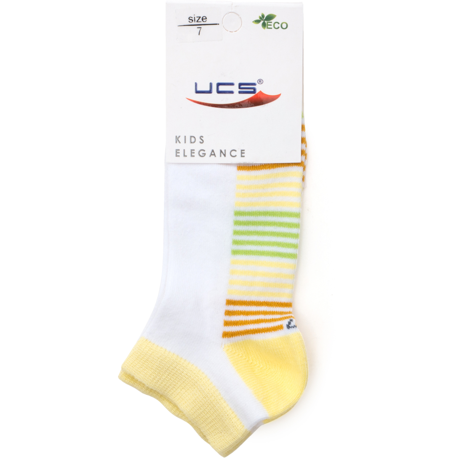 Носки детские UCS Socks в полоску (M0C0201-0089-11G-yellow)