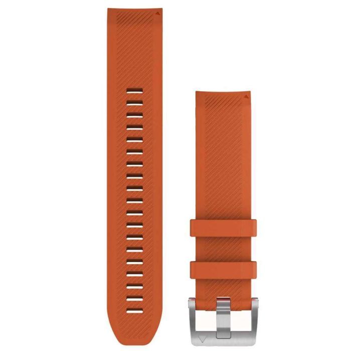 Ремешок для смарт-часов Garmin MARQ, QuickFit 22m, Ember Orange, Silicone Strap (010-12738-34)