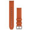 Ремінець до смарт-годинника Garmin MARQ, QuickFit 22m, Ember Orange, Silicone Strap (010-12738-34)